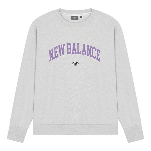 Sweater New Balance Athletics Logo Sweatshirt Grå | 5CC17083-OA