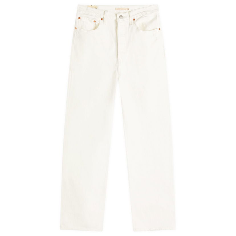 Jeans Levi's Women's Ribcage Straight Ankle Jeans Size 26 Vit | 72693-0076