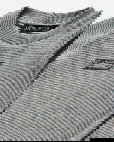 T-shirt Ottolinger Ottolinger Deconstructed Rib T-Shirt Grå | 104-100804-03 GRYSLV, 3