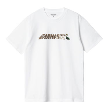 T-shirt Carhartt WIP Dandelion Script T-Shirt Vit | I032394_02_XX, 4