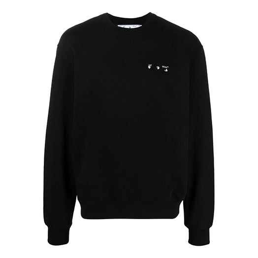 Sweater Off-White Off-White Caravaggio Painting Sweatshirt Svart | OMBA057C99FLE0051001