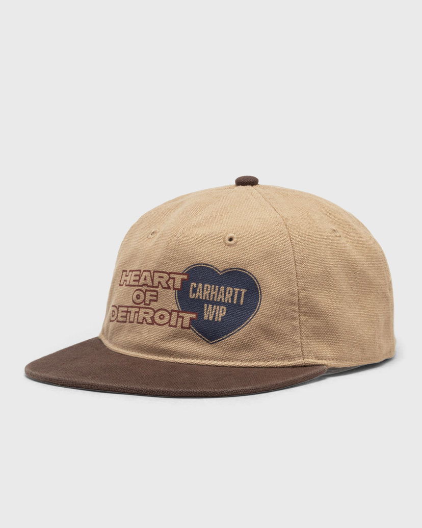 Keps Carhartt WIP Heart of Detroit Baseball Cap Beige | I035248-07E.XX