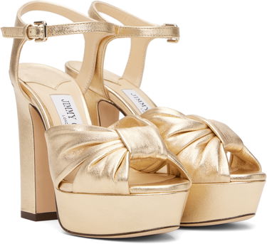 Klä Jimmy Choo Jimmy Choo Heloise 120 Heeled Sandals Metallisk | HELOISE 120, 3