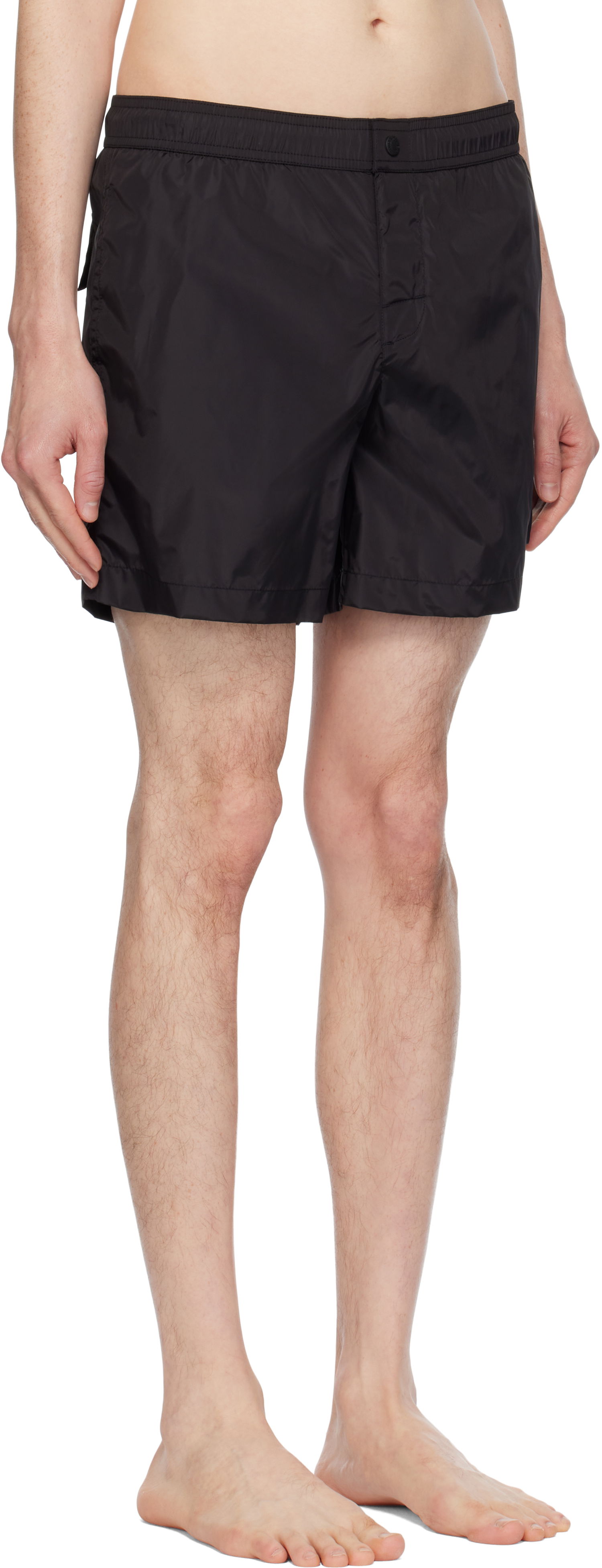 Badkläder Moncler Moncler Archivio Creativo Swim Shorts Svart | K10912C0000453326, 1