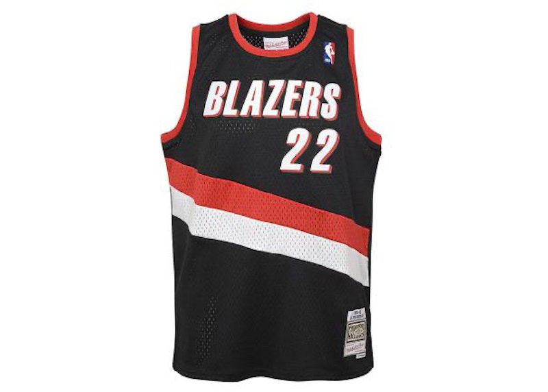 Jersey Mitchell & Ness Mitchell & Ness Portland Trail Blazers Clyde Drexler 1991-92 Swingman Jersey Svart | 9N2B7BRD0-TRACD-Y91