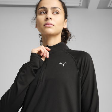 Sweatshirt Puma Run Velocity Cloudspun Quarter-Zip Top Svart | 526650_01, 4