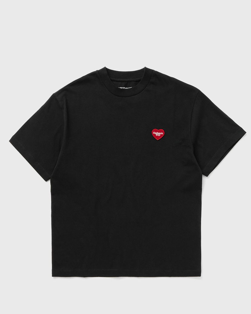T-shirt Carhartt WIP Women's Short Sleeve Heart Patch T-Shirt Svart | I032318-1V2.XX