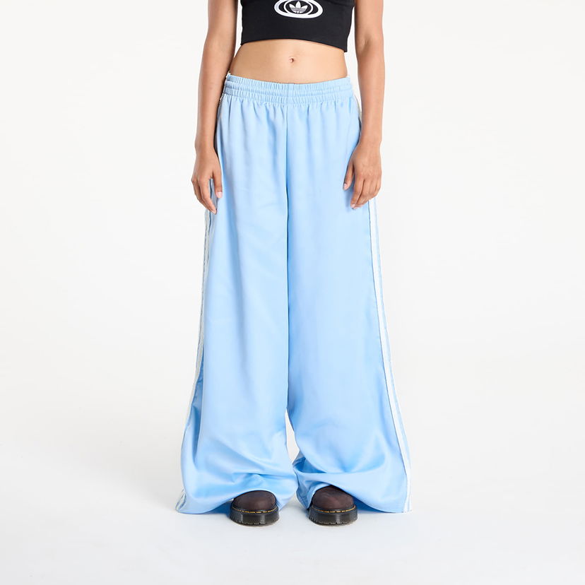 Träningsbyxor adidas Originals adidas Originals Satin Wide Leg Tracksuit Bottoms Blå | KC8814