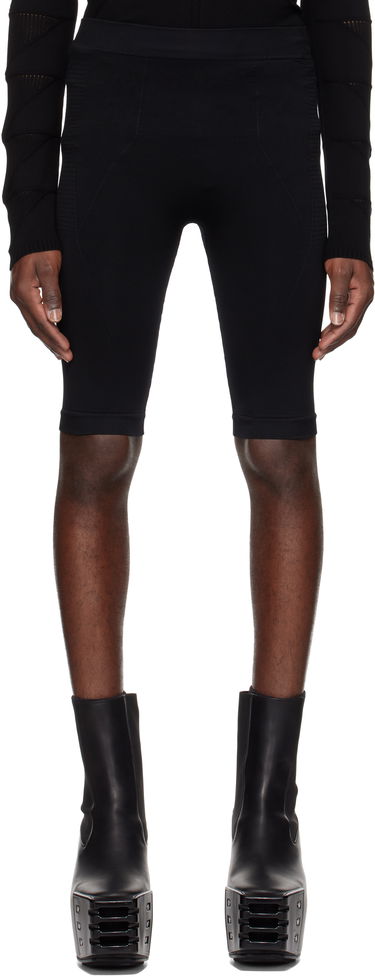 Shorts Rick Owens Rick Owens Hollywood Active Knit Shorts Svart | RU01E5693 KSP, 0