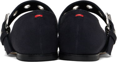Bälten Aeyde Aeyde Uma Eyelet Ballerina Flats Mörkblå | A11-FL-RKLS08FL159-SS25-519-069, 1