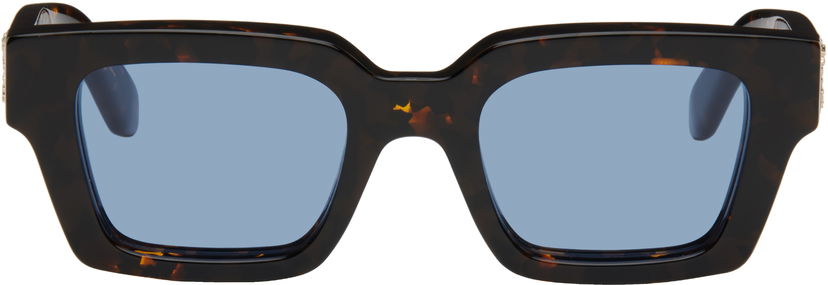 Solglasögon Off-White Off-White Virgil Square Sunglasses Brun | OERI008C99PLA0046045