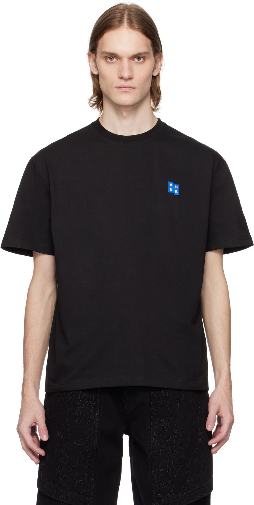 T-shirt ADER ERROR ADER error Sig TRS Tag 01 T-Shirt Svart | BO42FYTS0101BK