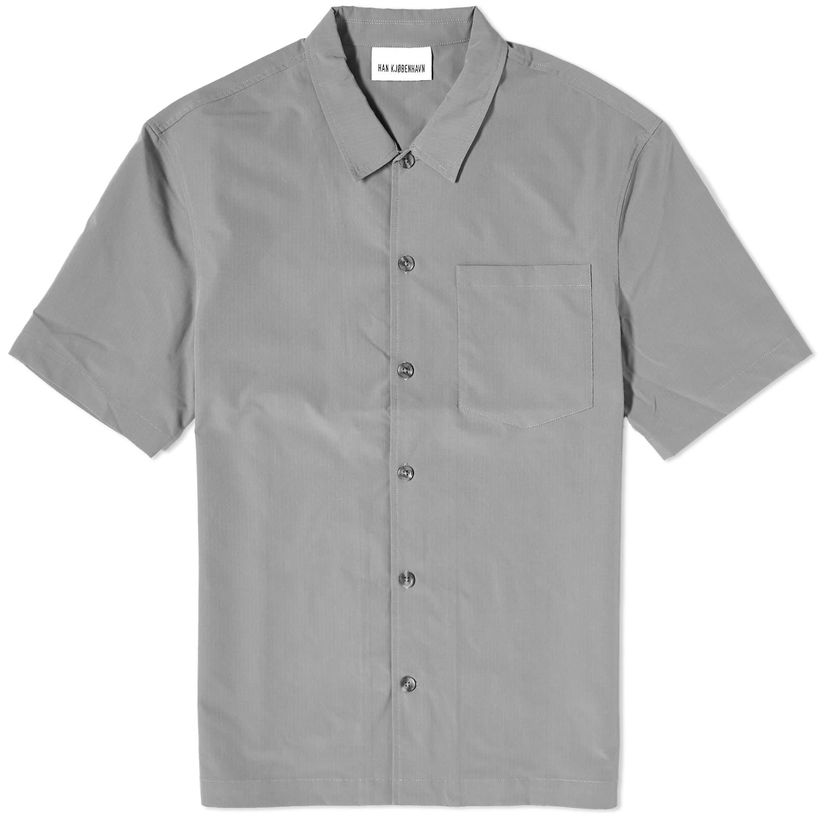 Skjorta Han Kjøbenhavn Han Kjobenhavn Ripstop Vacation Shirt Grå | M-132992-DGY