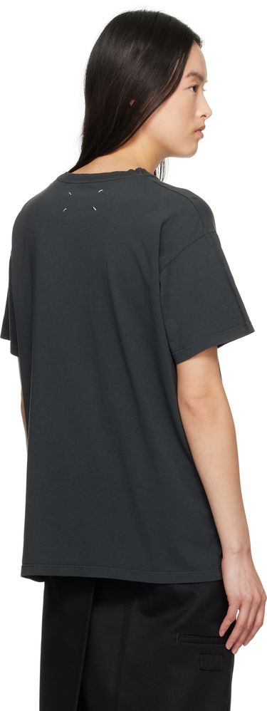 T-shirt Maison Margiela Maison Margiela Stamp Logo T-Shirt Svart | S51GC0534 S24575, 2