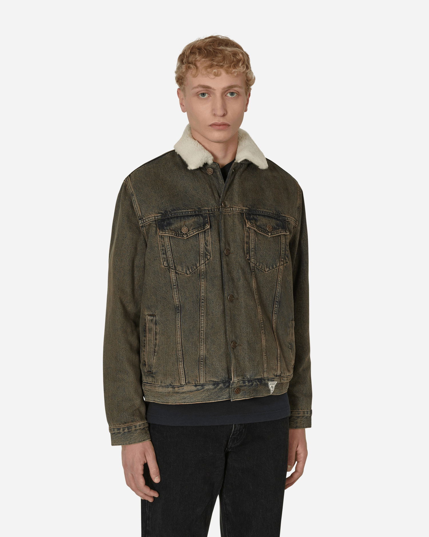 Jacka GUESS Tinted Sherpa Jacket Grön | M2BN01D4S10 F9JA, 0