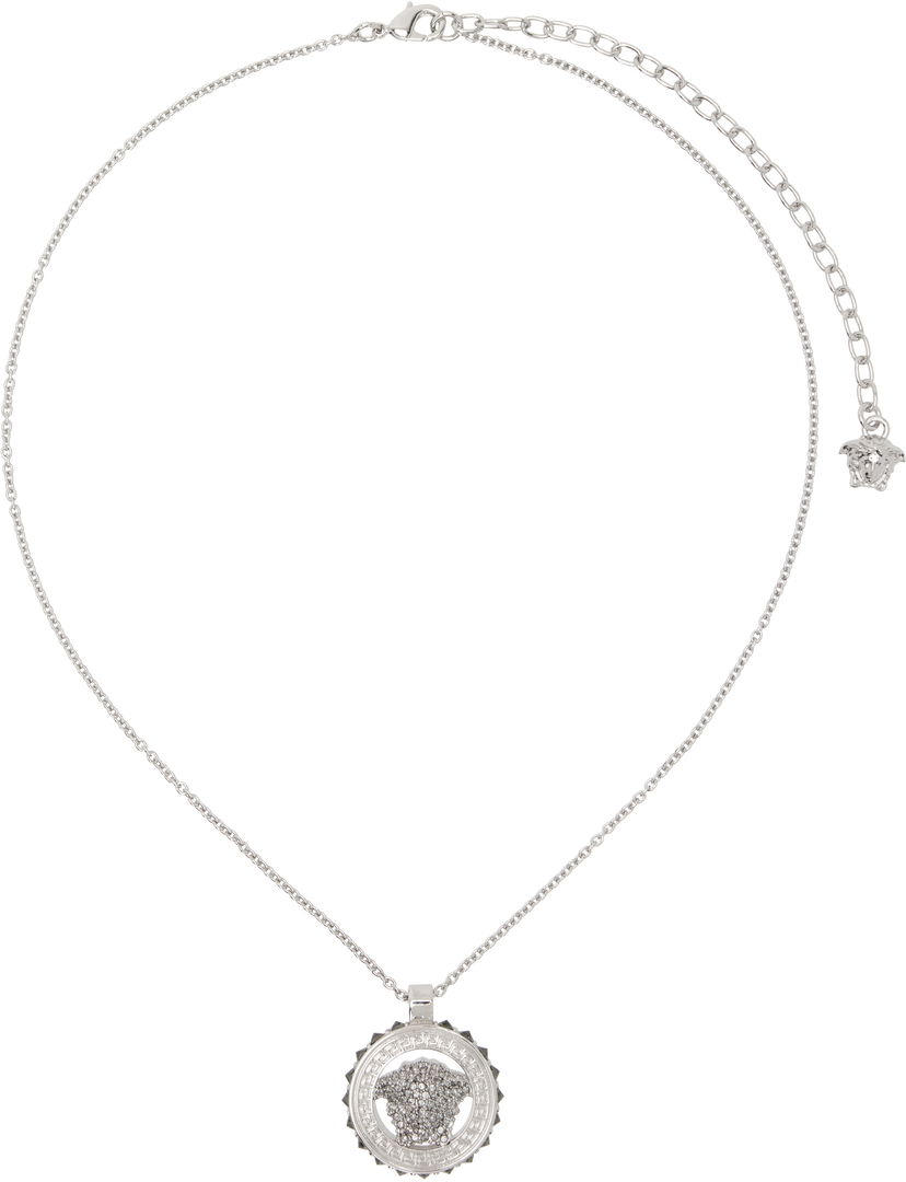 Halsband Versace Versace Crystal Medusa '95 Pendant Necklace Metallisk | 1017809_1A00621