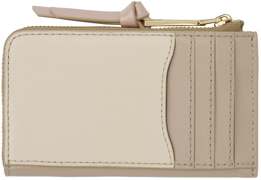 Plånbok Marc Jacobs Marc Jacobs 'The Utility Snapshot' Top Zip Wallet Beige | 2F3SMP063S07, 1