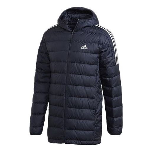 Pufferjacka adidas Originals Essentials Down Parka Mörkblå | GH4605