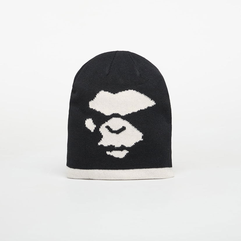 Mössa BAPE Mad Face Knit Cap Svart | 001HTL801006MBLK