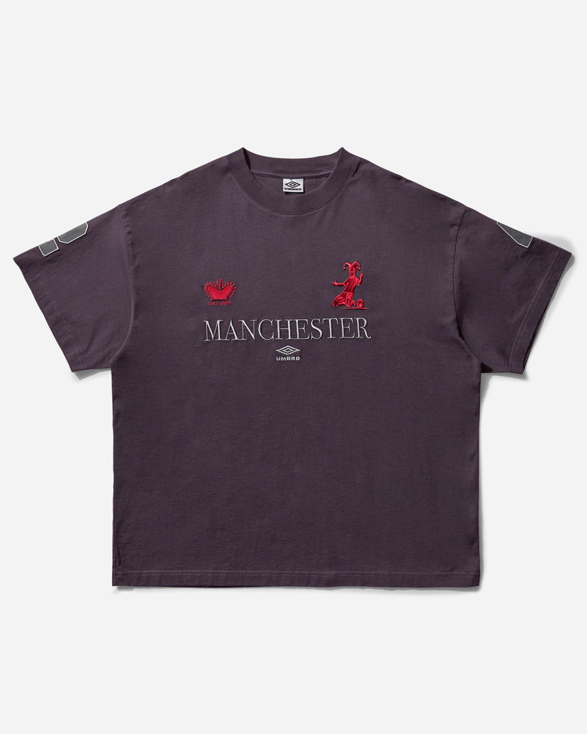 T-shirt Umbro Manchester Embroidered Crown and Jester T-Shirt Purpur | UBMW0397JY121 PLE0003