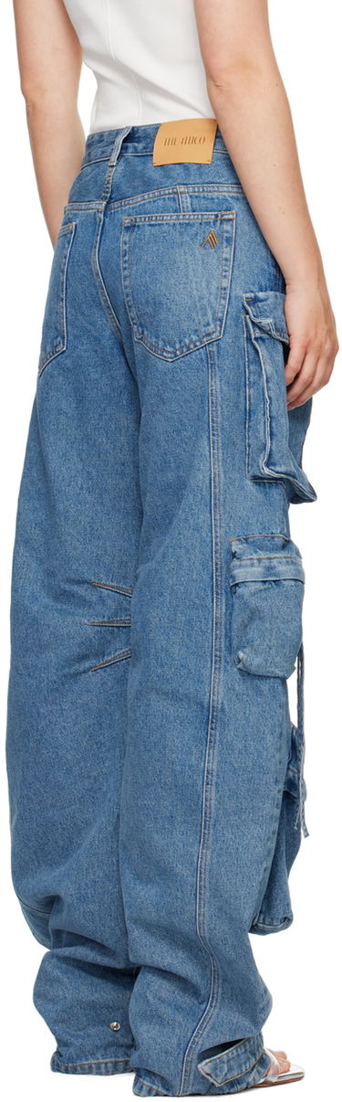 Jeans The Attico Attico Fern Cargo Wide-Leg Jeans Blå | 247WCP84 D049, 2