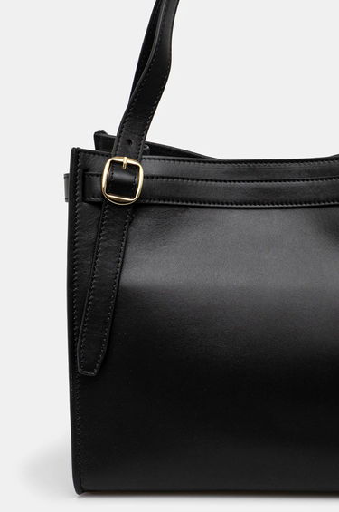 Handväska Coperni Coperni Medium Belt Cabas Bag Svart | COPBA73F6024, 2