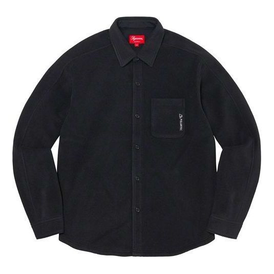 Skjorta Supreme Polartec Fleece Button-Up Shirt Svart | SUP-FW21-358