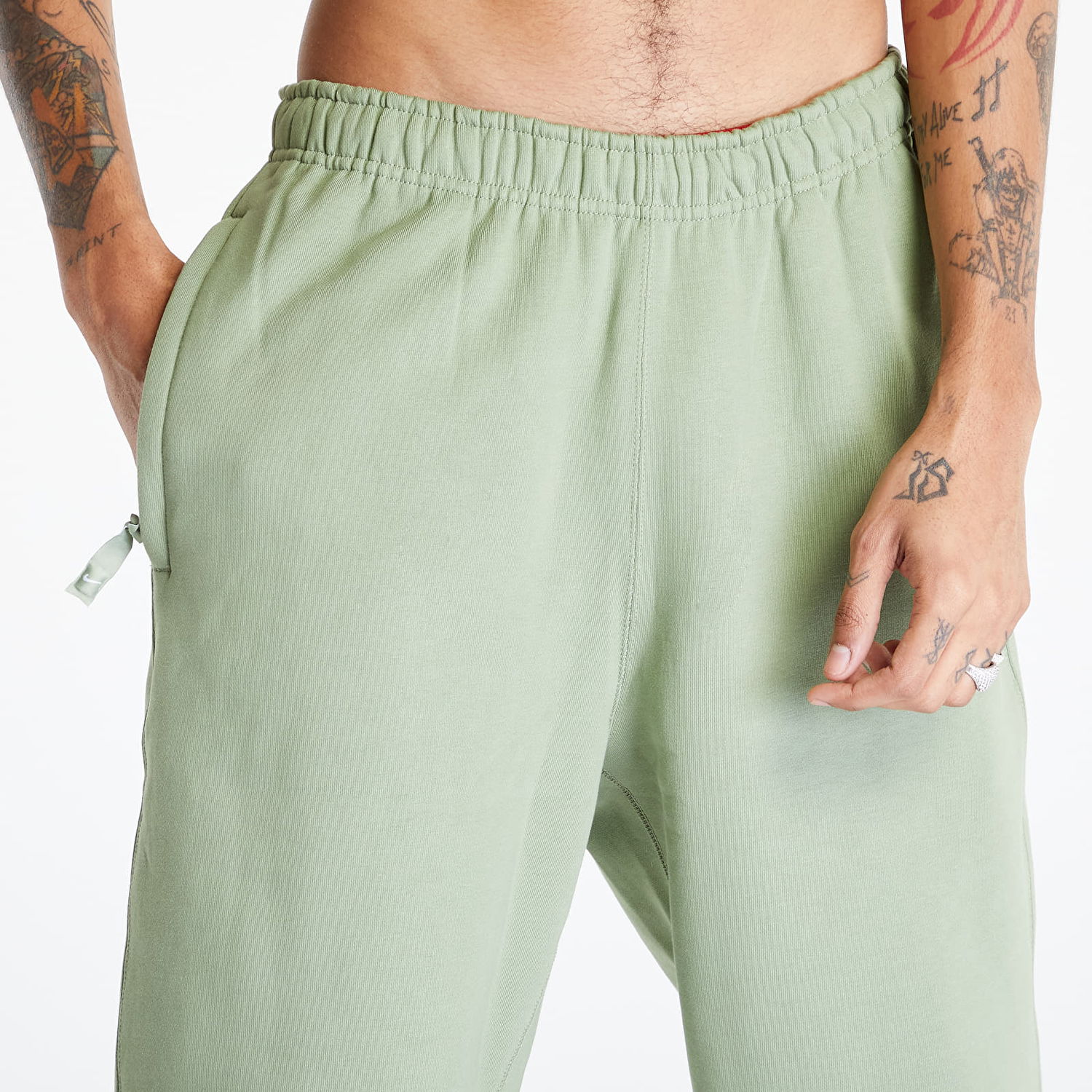 Träningsbyxor Nike Lab Solo Swoosh Fleece Pants Grön | DX1364-386, 1