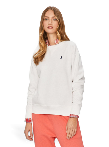 Sweatshirt Polo by Ralph Lauren Embroidery Sweater Vit | 211794395002