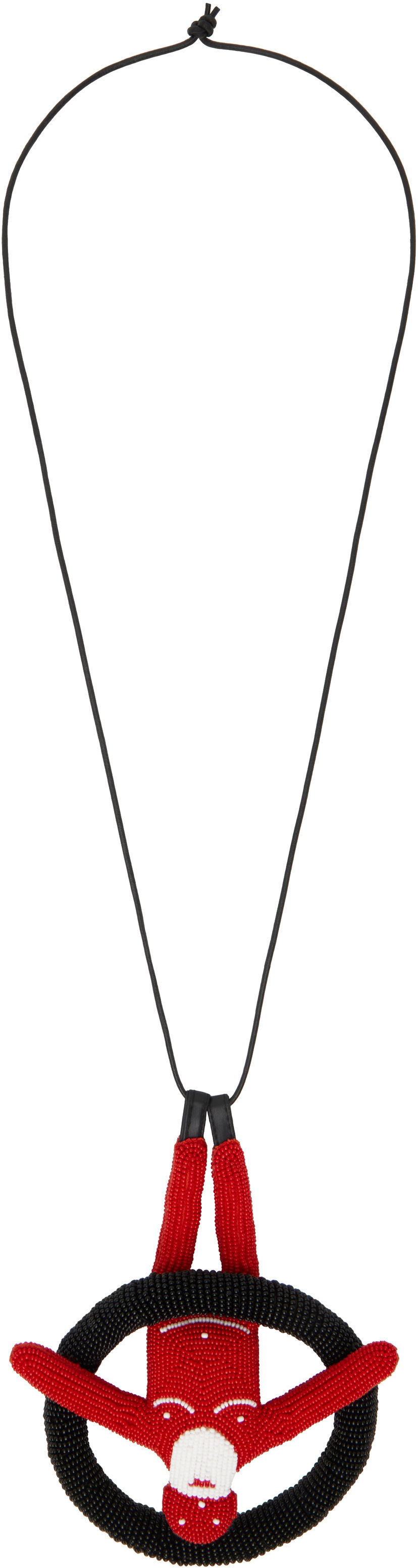 Halsband Walter Van Beirendonck Beaded Necklace Röd | 9033