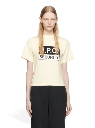 T-shirt HERON PRESTON 'H.P.C. Security' T-Shirt Vit | HWAA032F23JER0060410