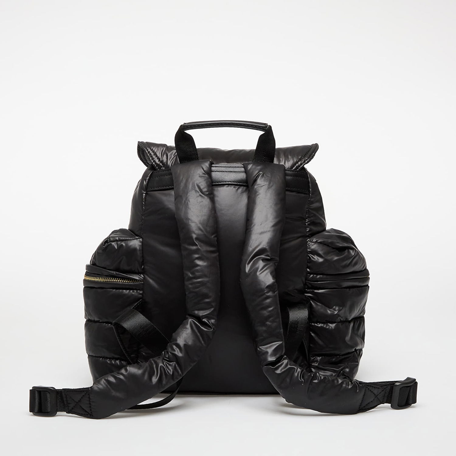 Ryggsäck GUESS Nylon Padded Flap Backpack with Gold Hardware Svart | V5BZ13WF820-JBLK, 1