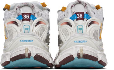 Sneakers och skor Balenciaga Multicolor Runner Sneakers Grå | 772767 W3RMU, 4