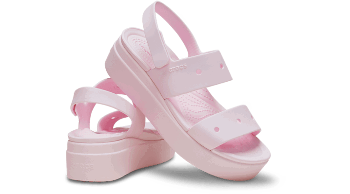 Sneakers och skor Crocs Brooklyn Low Wedge Sandals Rosa | 210676-6ZW, 1