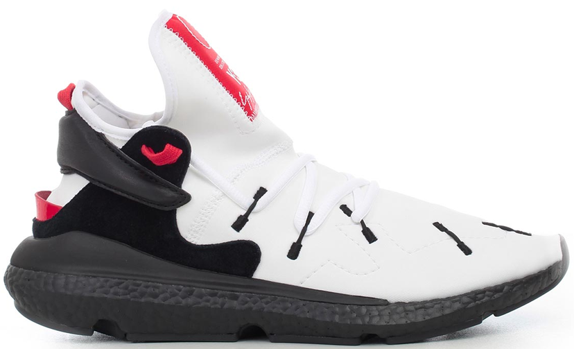 Kläder adidas Originals Y-3 Kusari 2 White Black Red Vit | BC0964