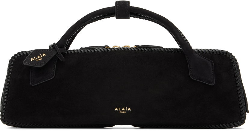 Handväska Alaïa ALAÏA 'Le Teckel' Suede Clutch Bag Svart | AA1S06026I068