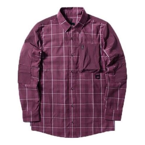 Skjorta The North Face Exploration Plaid Shirt Purpur | 3V2B-D4S, 0