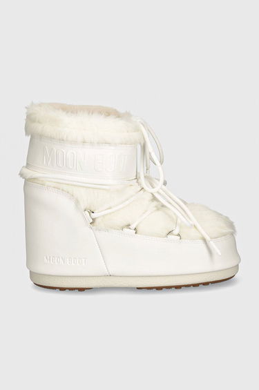 Sneakers och skor Moon Boot MB ICON LOW FAUX FUR Boots Vit | 80D1409390.A002, 1