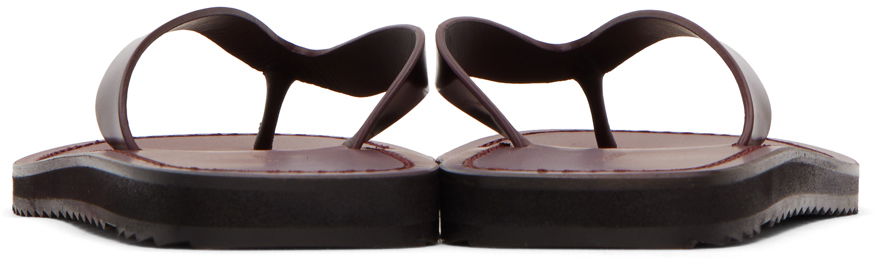 Kläder The Row The Row City Sandals Bourgogne | F1388-L60, 1