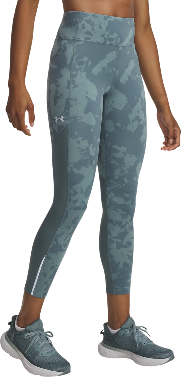 Strumpor Under Armour Launch Ankle Print Tights Turkos | 1369772-587