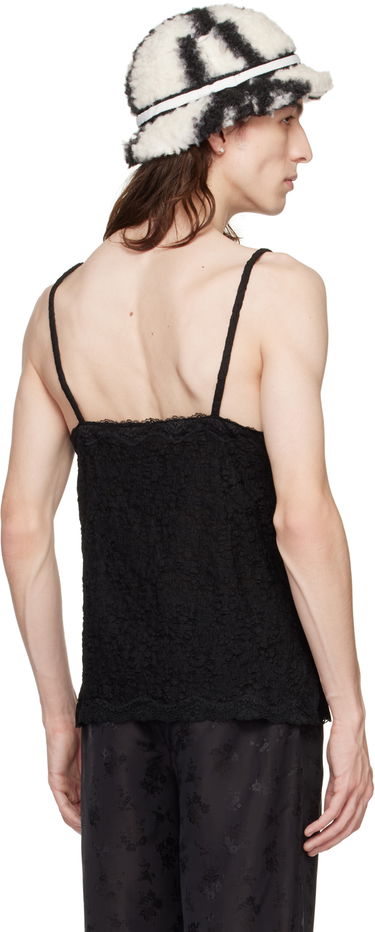 Linne Anna Sui Floral Lace Tank Top Svart | M1023J21, 2