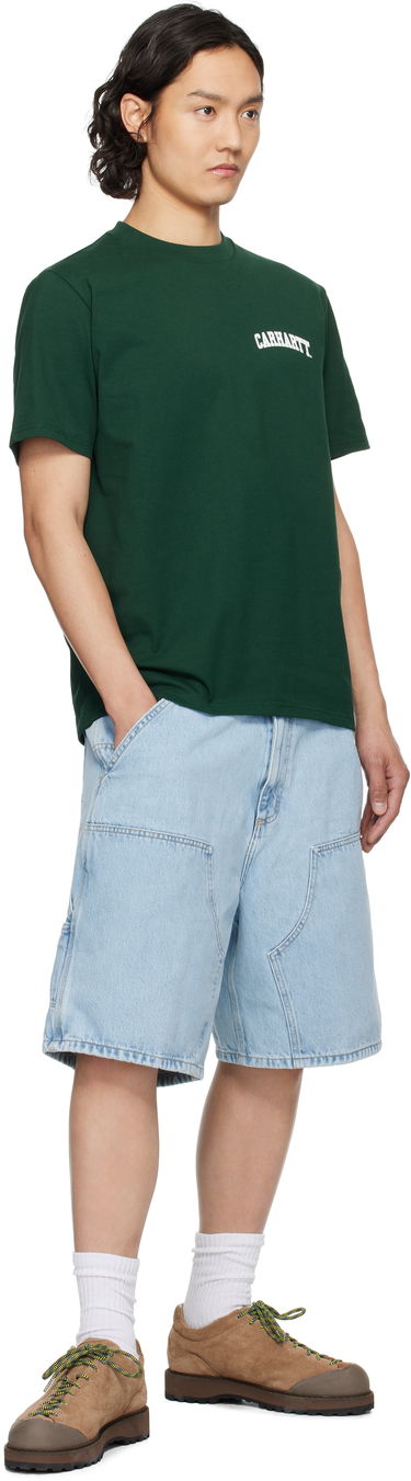 T-shirt Carhartt WIP Short Sleeve University Script T-Shirt Grön | I034852, 3