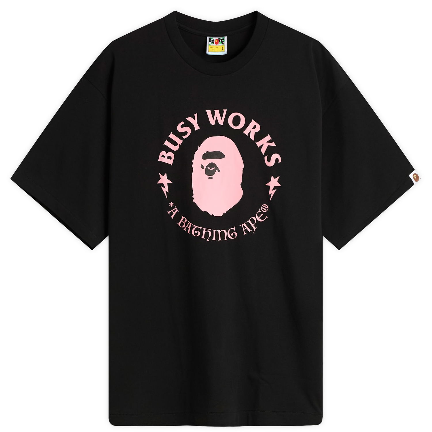 T-shirt BAPE Busy Works T-Shirt Svart | 001TEL801331M-BLK, 0