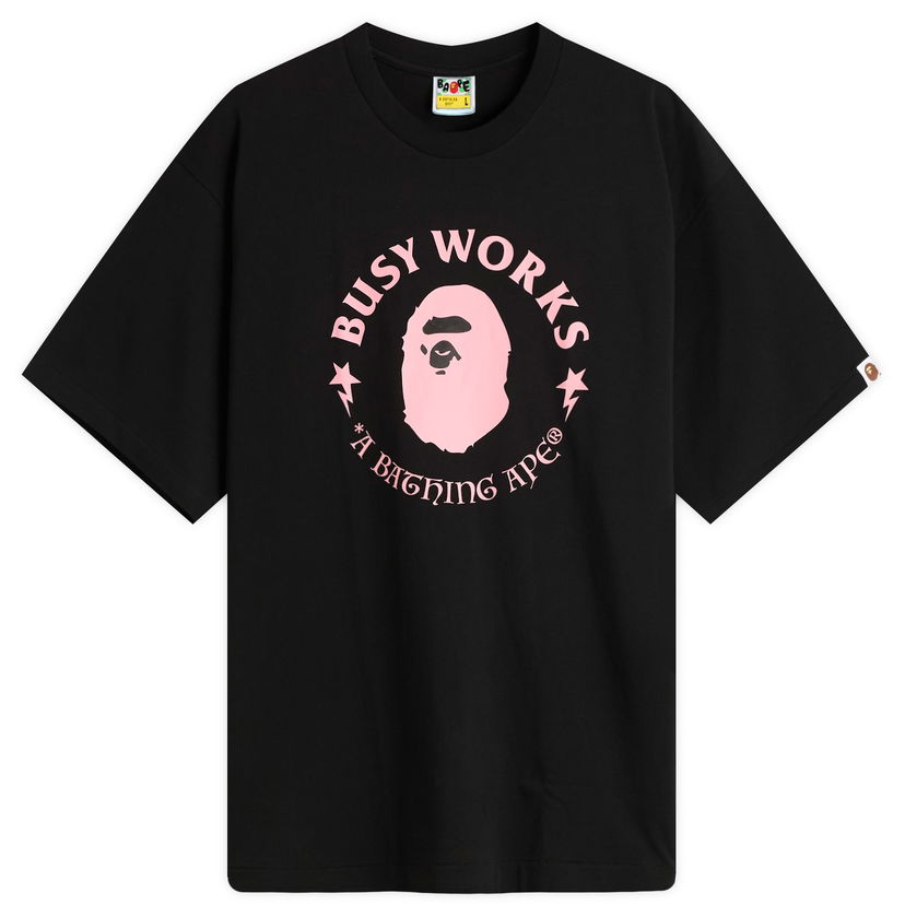 T-shirt BAPE Busy Works T-Shirt Svart | 001TEL801331M-BLK