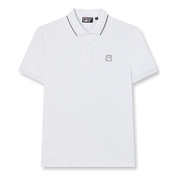 Polotröja FILA Heritage Collection Polo Shirt Vit | F11M428119FWT