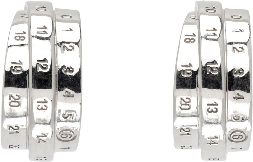 Örhängen Maison Margiela MM6 Maison Margiela Numeric Cuff Earrings Metallisk | SM6VG0097 P6627