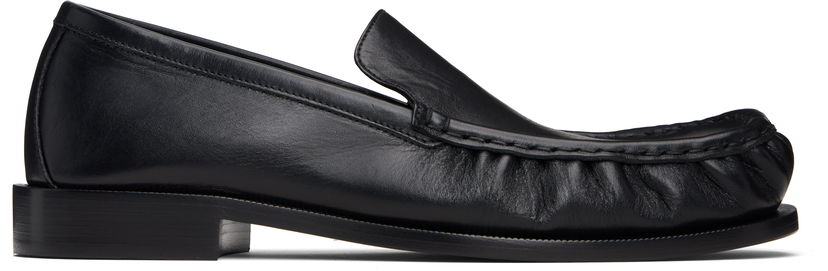 Sneakers och skor Dries Van Noten Dries Van Noten Leather Loafers Svart | 252-021723-195