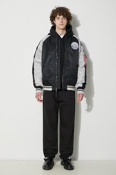 Bomberjacka Alpha Industries Japan Warrior Souvenir Bomber Jacket Svart | 146101, 1