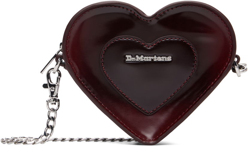 Axelväska Dr. Martens Dr. Martens Mini Heart Crossbody Bag Bourgogne | AD092601