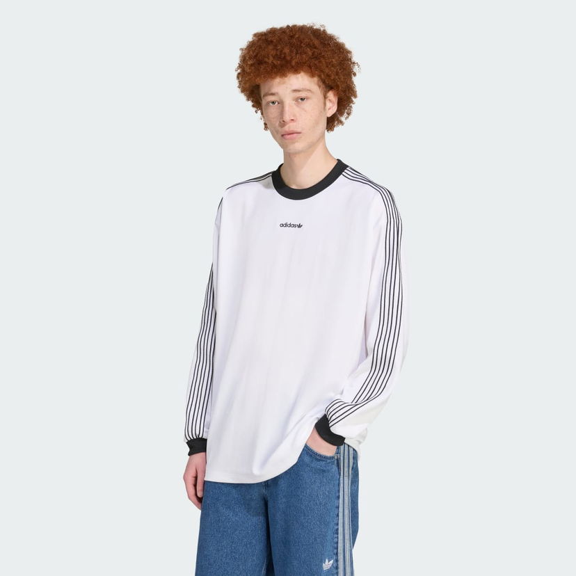 T-shirt adidas Performance Long Sleeve T-Shirt Vit | JX3100